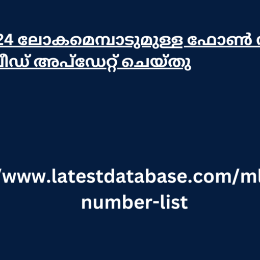 2024 ലോകമെമ്പാടുമുള്ള ഫോൺ നമ്പർ ലീഡ് അപ്ഡേറ്റ് ചെയ്തു