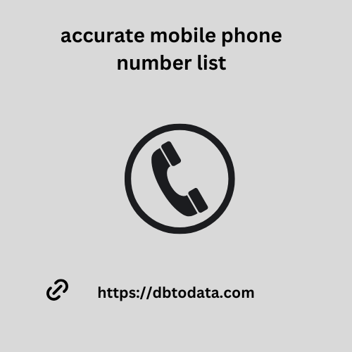 accurate mobile phone number list