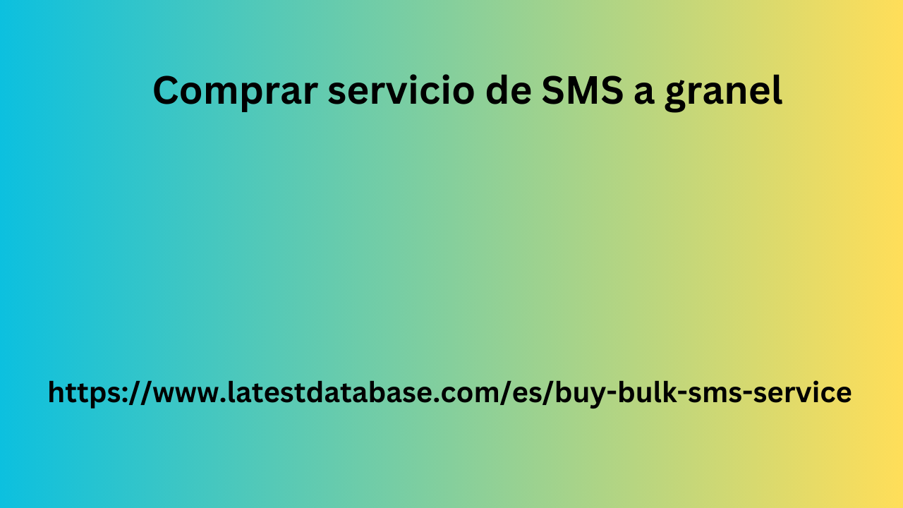 Comprar servicio de SMS a granel