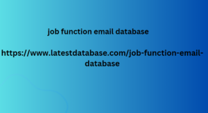 Job Function Email List