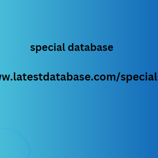 Special databases